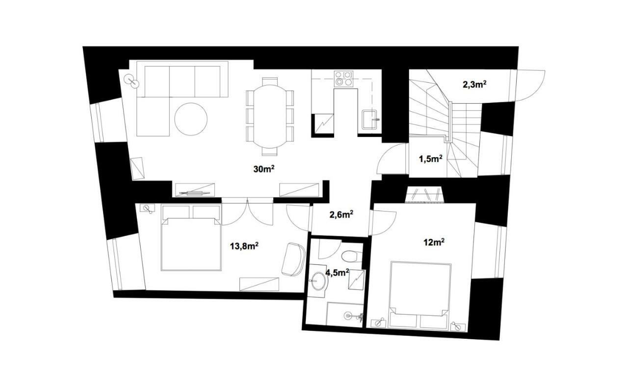 Tallinnhousing Knights And Nobility -3 Bdr Home 외부 사진